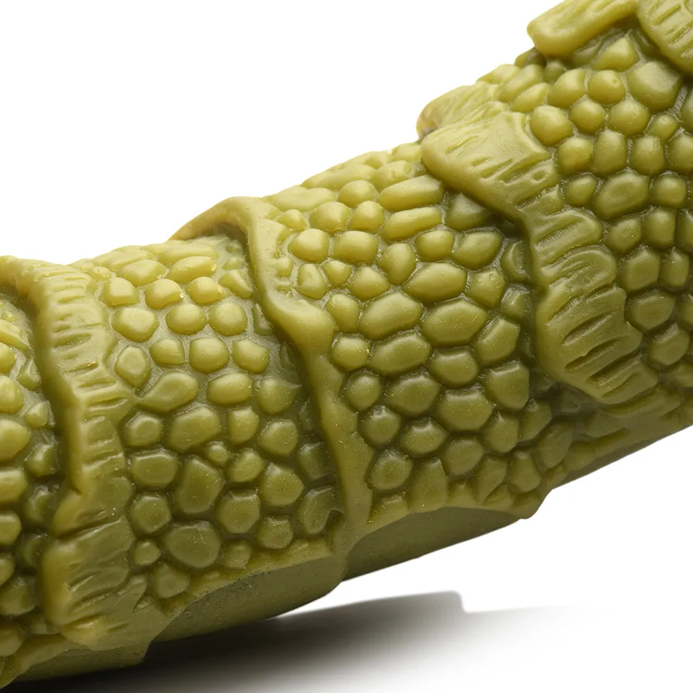 Creature Cocks Swamp Monster Green Scaly Silicone Dildo