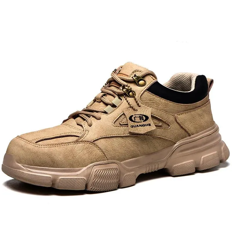 CSY365 Men's Safety Work Sneakers Boots: Casual Shoes with Sporty Style