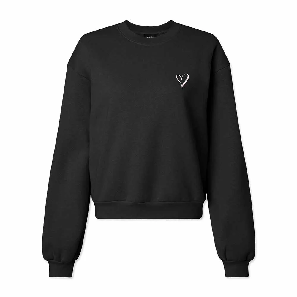 Dalix Heart Relaxed Sweatshirt