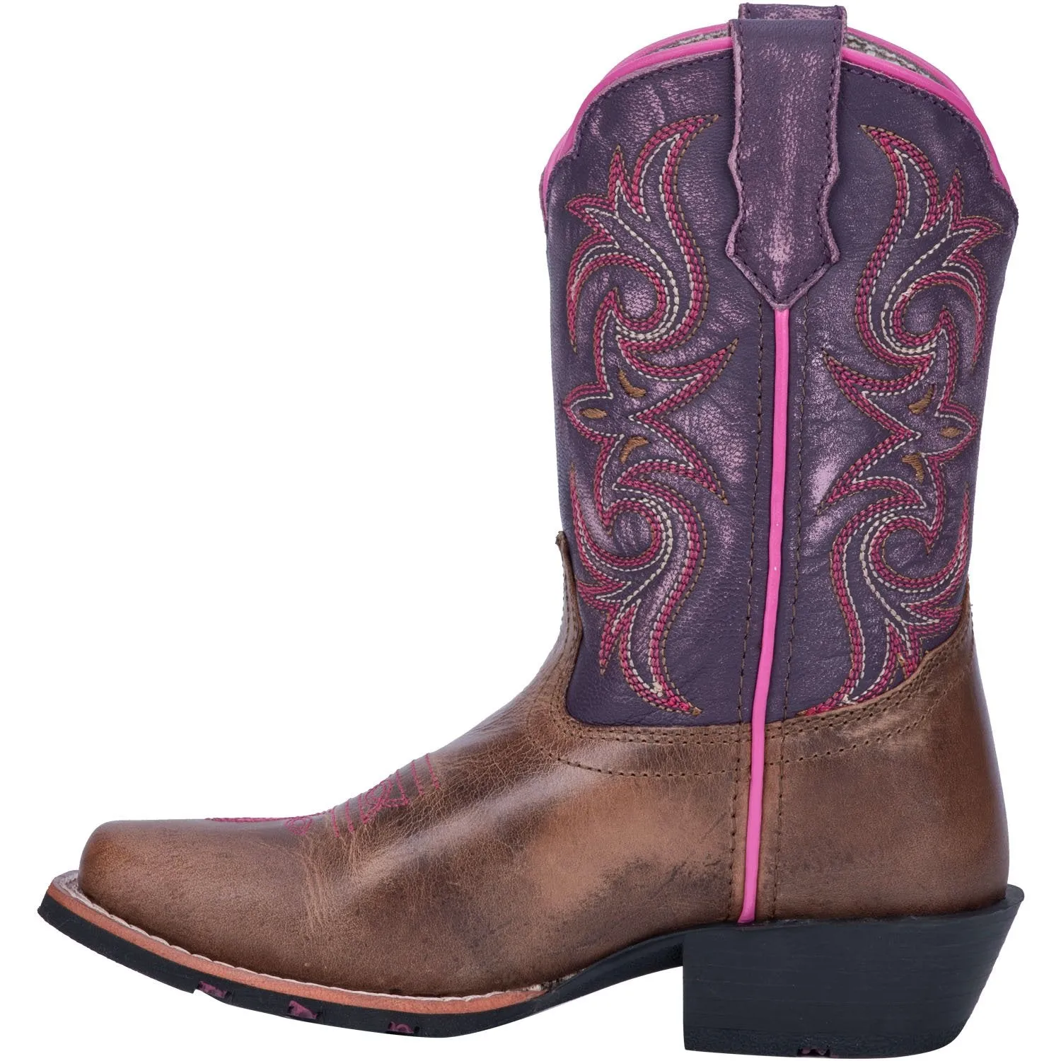 DAN POST KID'S MAJESTY LEATHER WESTERN BOOT (8.5-3.5) - DPC2947