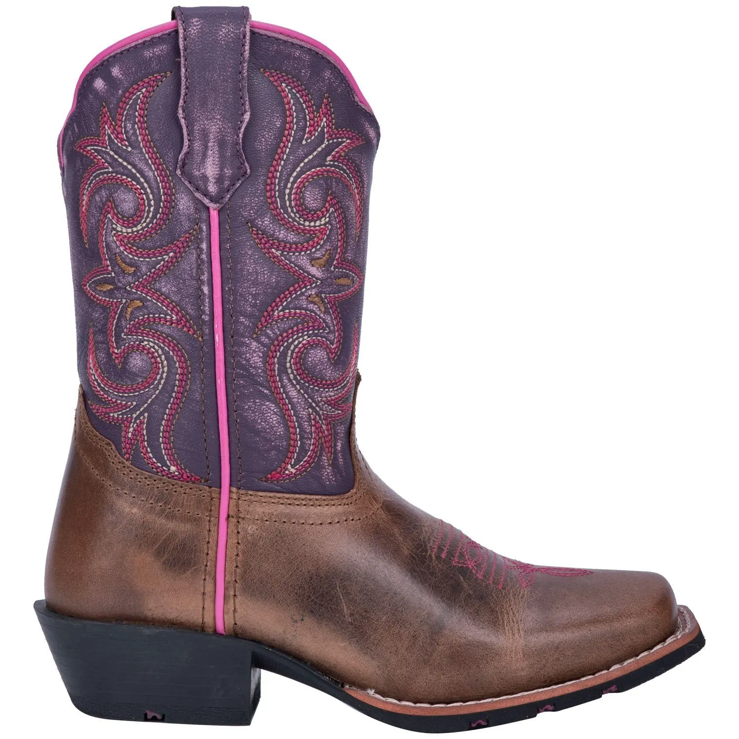 DAN POST KID'S MAJESTY LEATHER WESTERN BOOT (8.5-3.5) - DPC2947