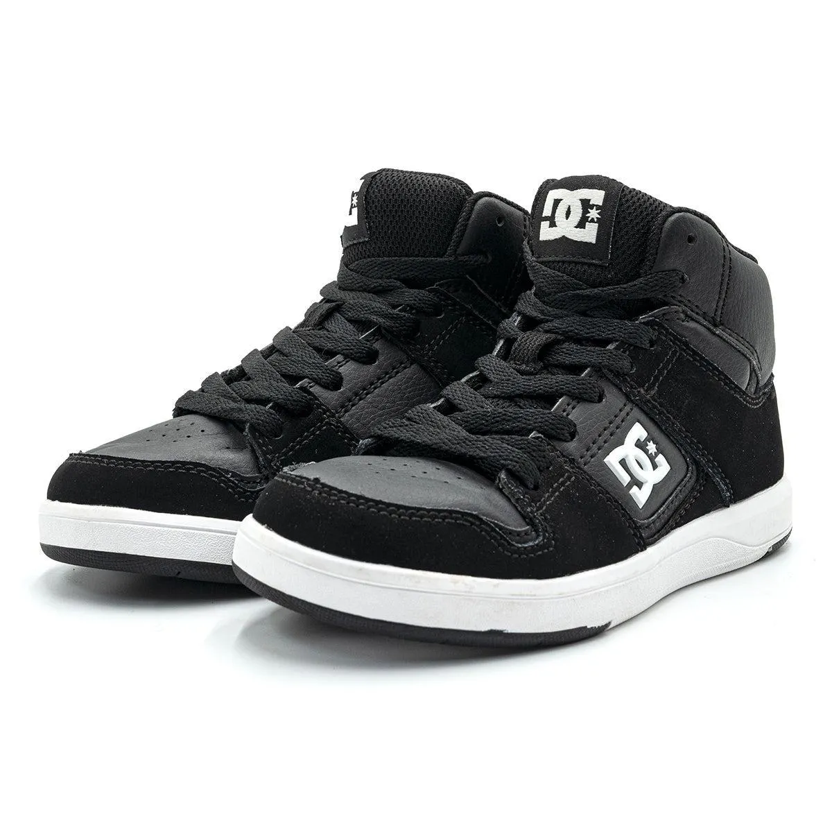 Dc Cure Sneakers Leather Black Colour For Kids