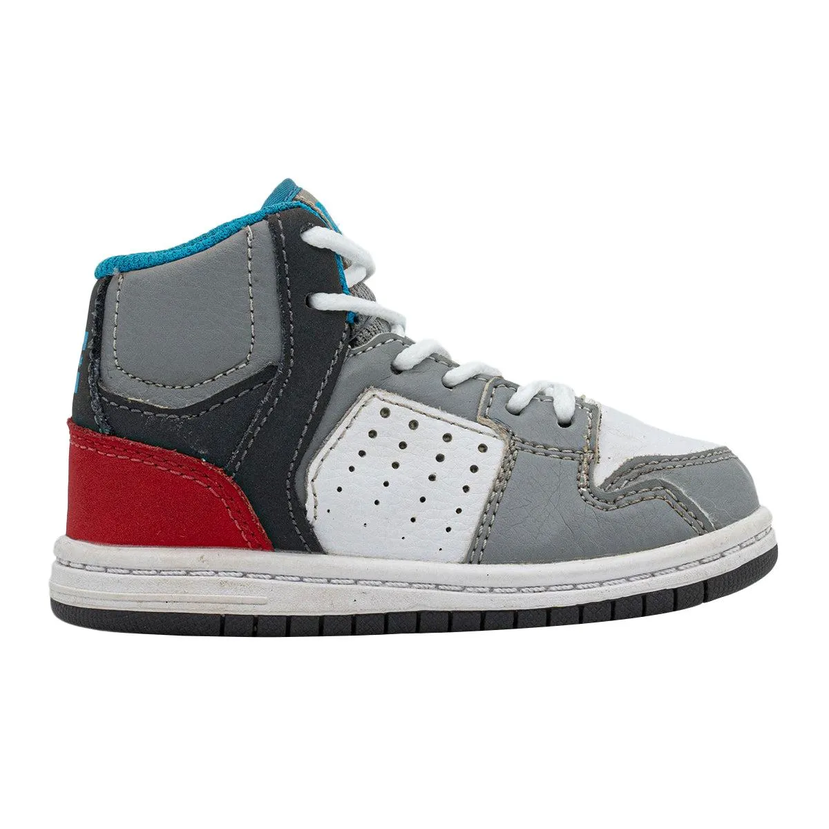 Dc Rebound Kb Sneakers Leather Grey Colour For Kids