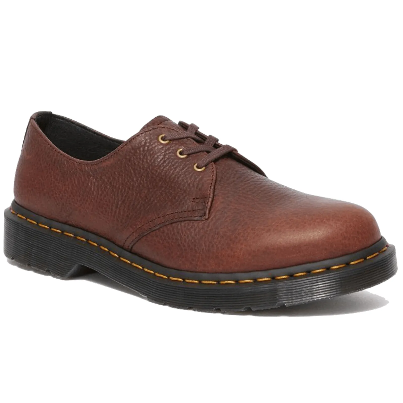 Dr. Martens Unisex 1461 Ambassador Leather 3 Eye Oxford Shoes - Cask