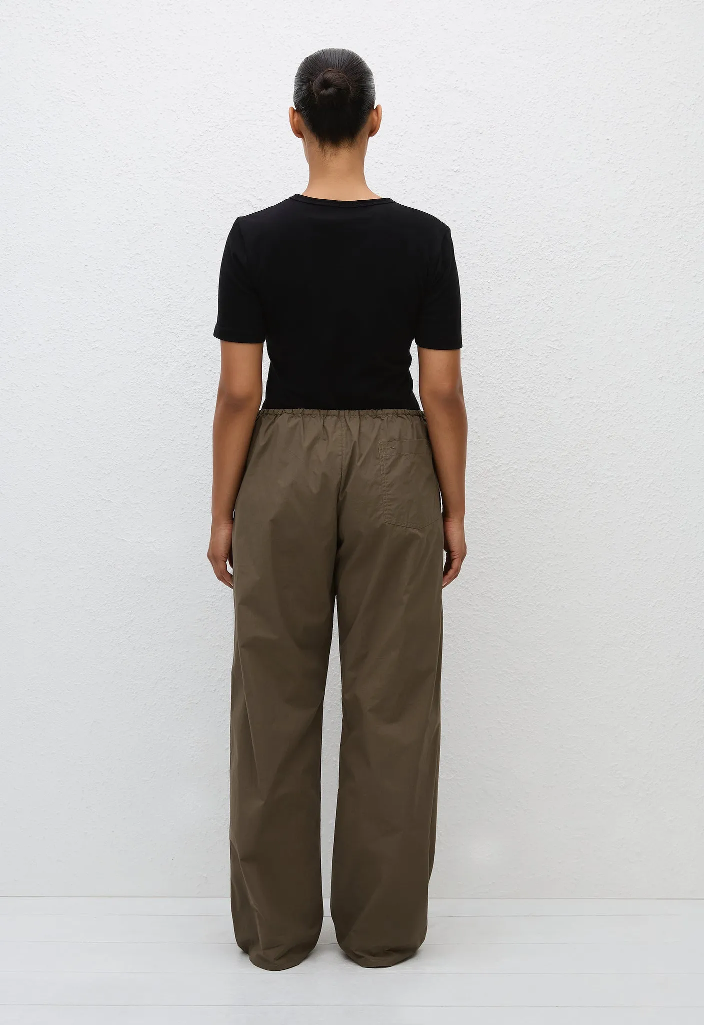 Drawcord Pant - Olive