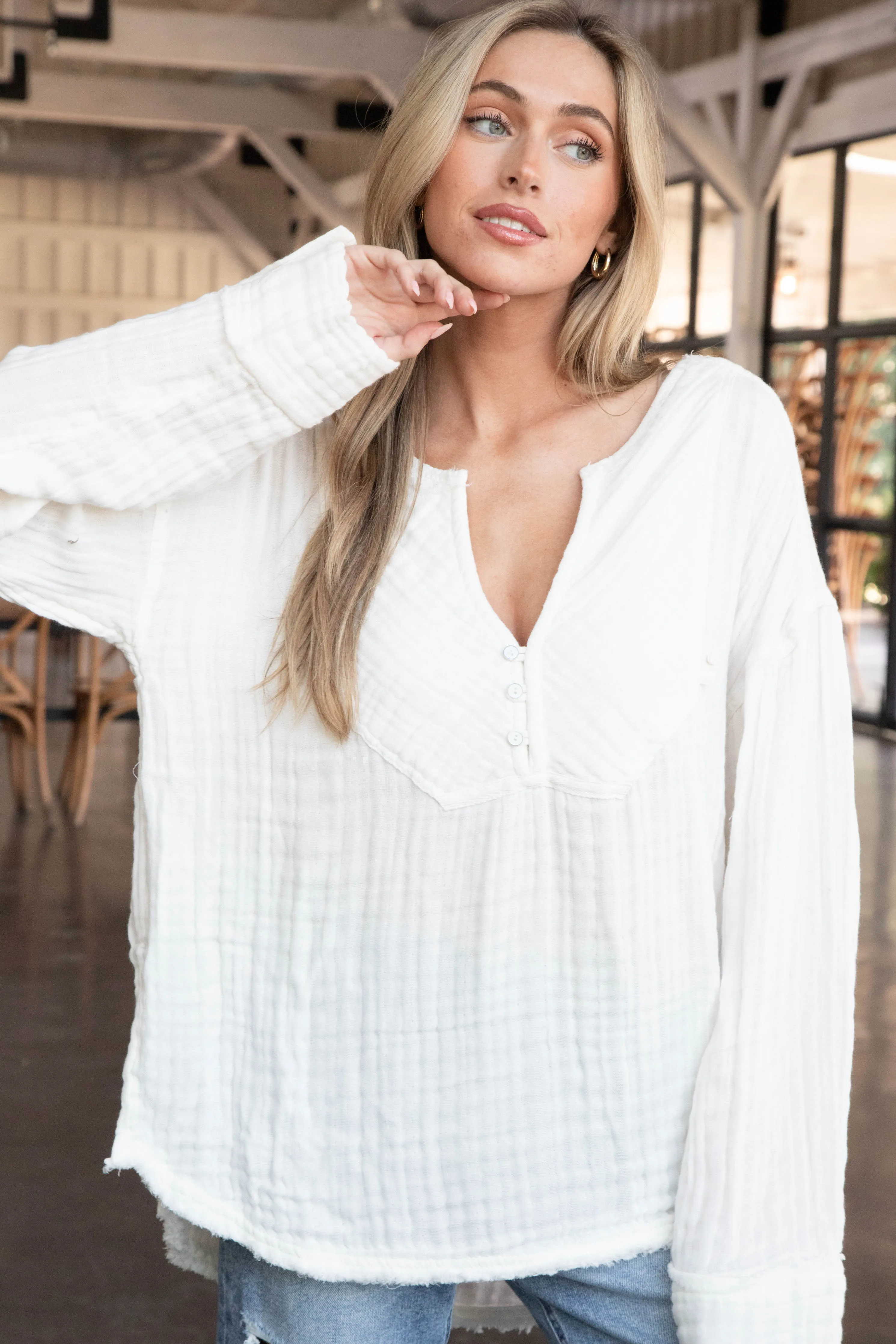 Easy Sunday Top, Optic White | Free People