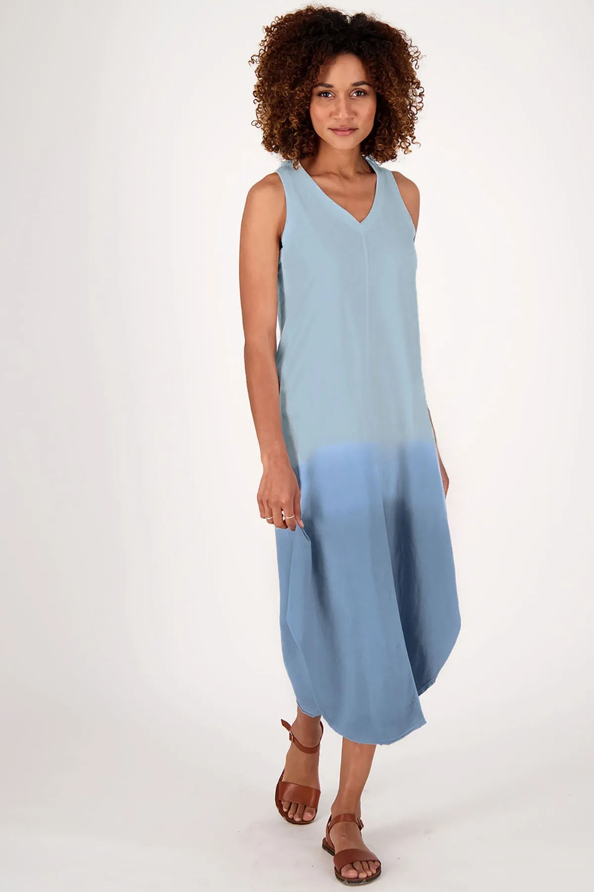 Easy to Love Midi Dress - Dip Dye