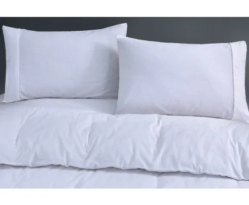 Elan Linen 100% Egyptian Cotton Vintage Washed 500TC Quilt Cover Set - White