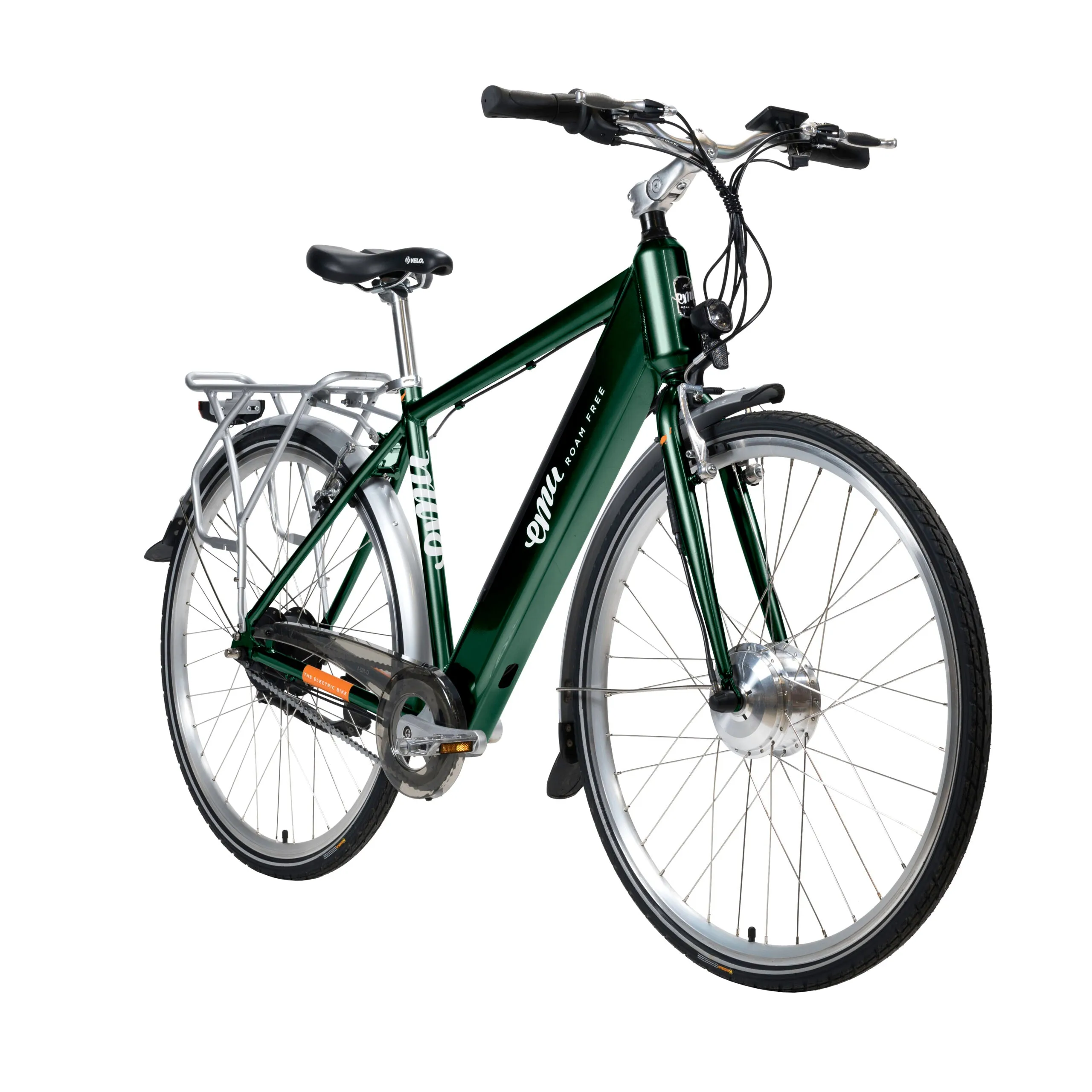 Emu Roam Crossbar Hybrid Electric Bike – Racing Green