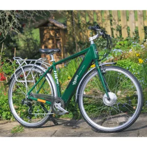 Emu Roam Crossbar Hybrid Electric Bike – Racing Green