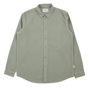 Folk Relaxed Babycord Shirt - Olive