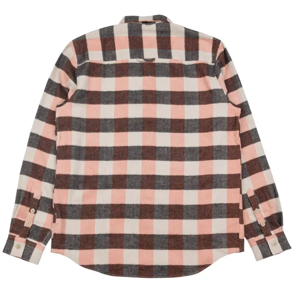 Folk Relaxed Fit Shirt - Copper Flannel Check