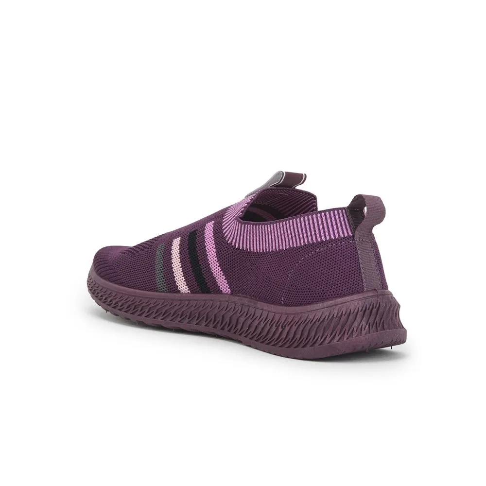 Force 10 Sports Non Lacing Shoe For Ladies (Purple) GRACE-7 By Liberty