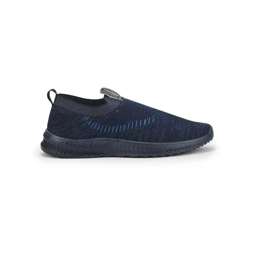 Force 10 Sports Non Lacing Shoe For Men (N.Blue) ROKKY-1 By Liberty