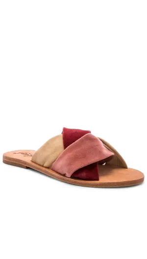 Free People Rio Vista Slide Sandals Rose