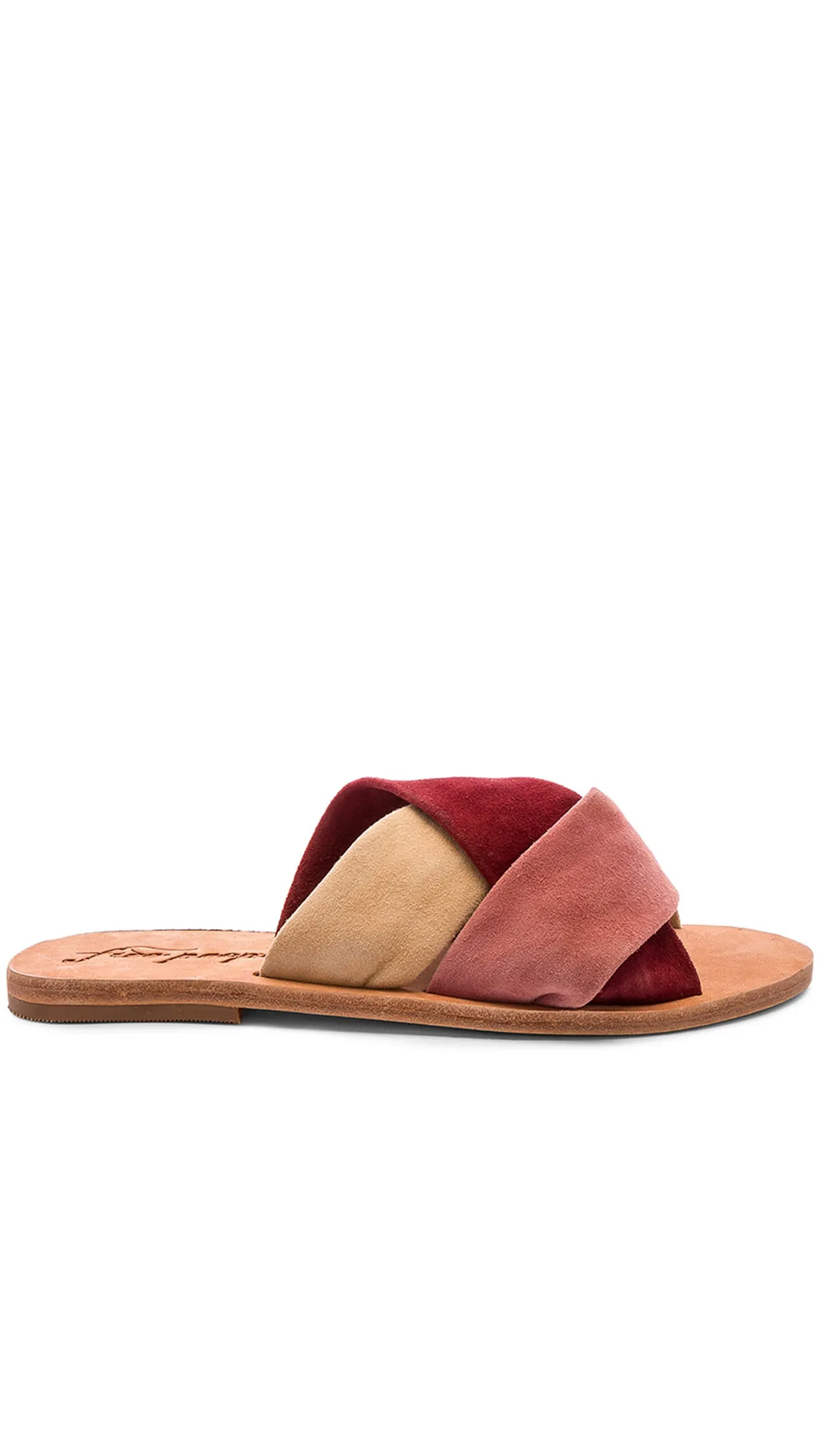 Free People Rio Vista Slide Sandals Rose