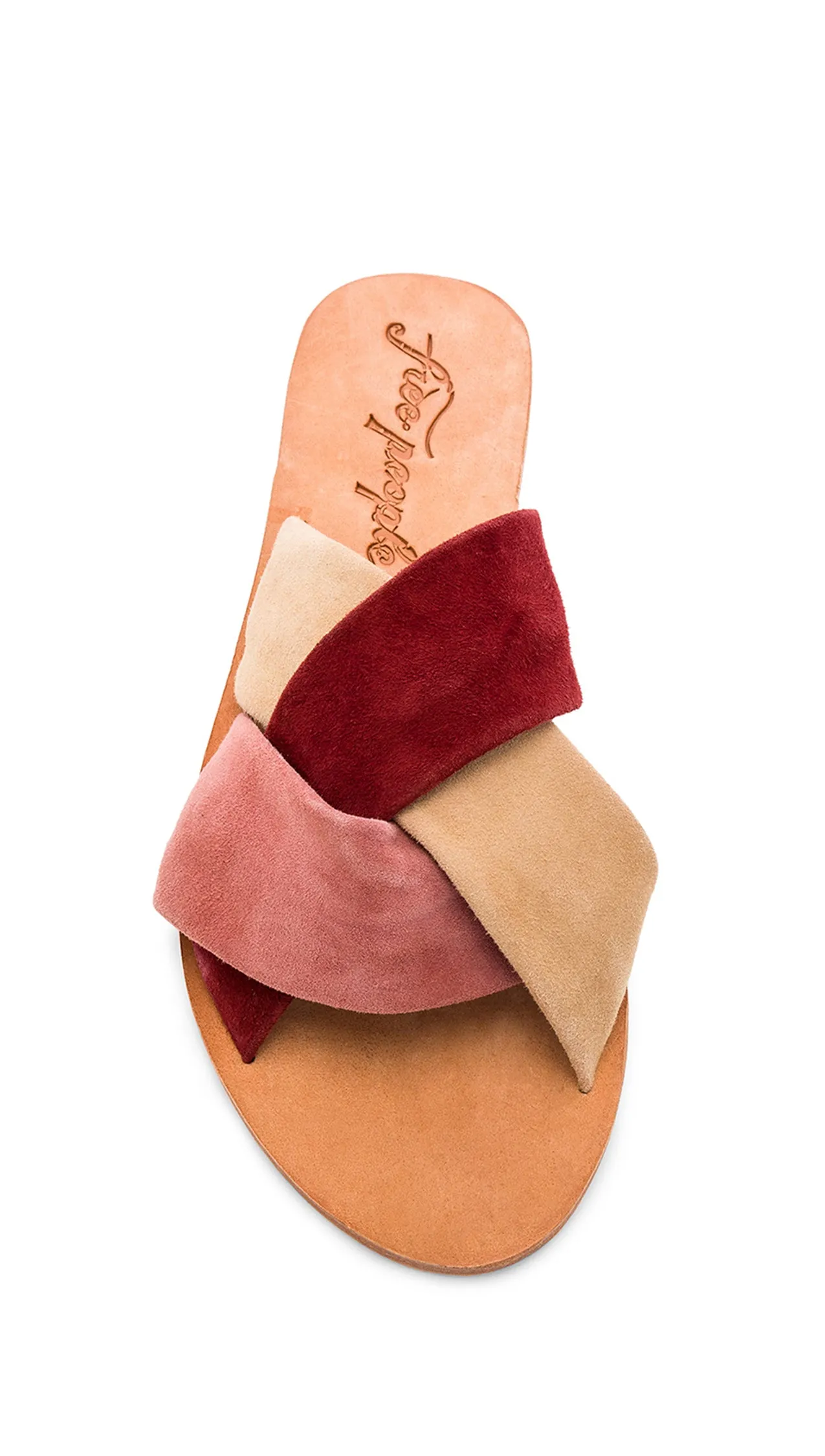 Free People Rio Vista Slide Sandals Rose