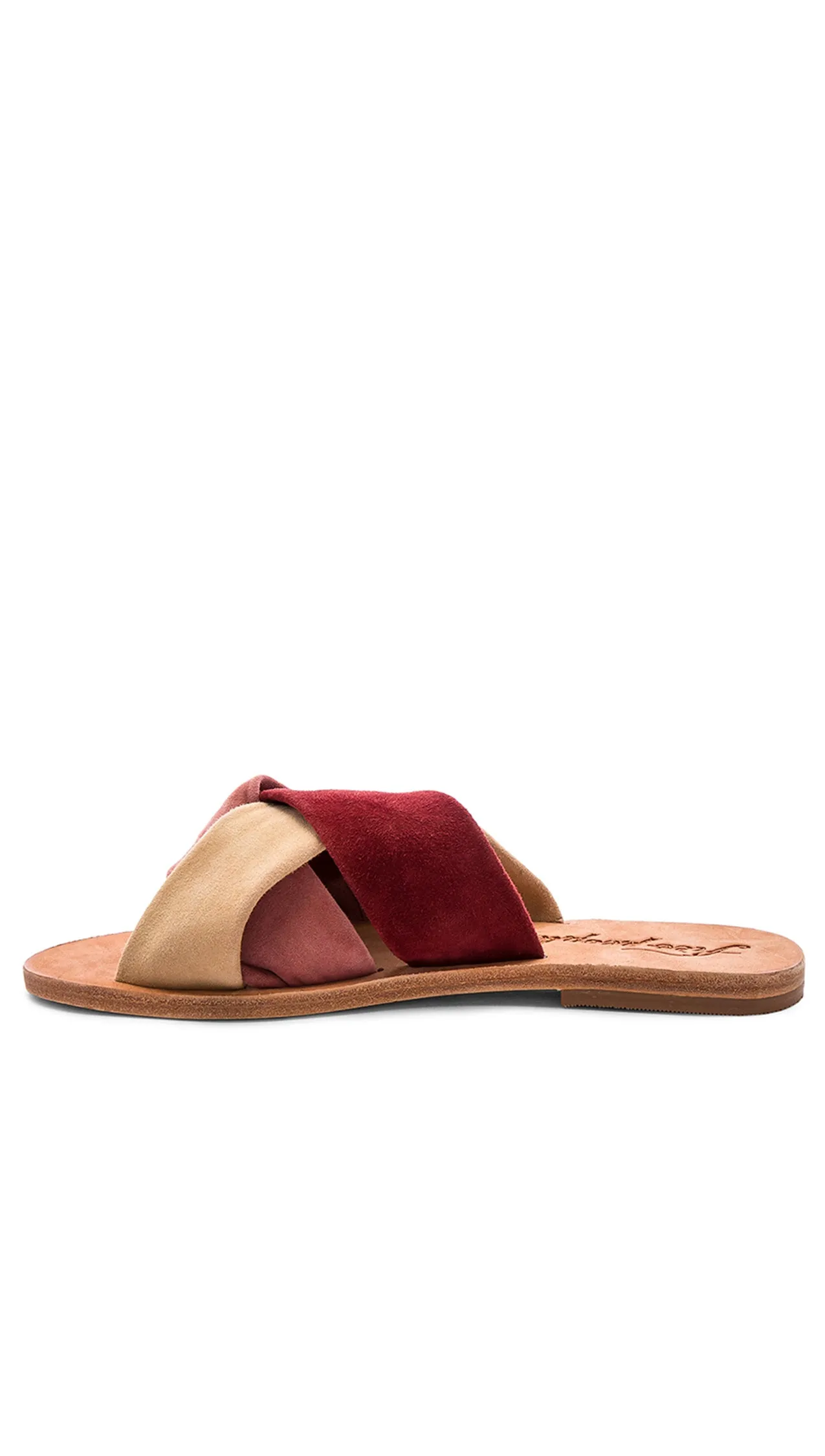 Free People Rio Vista Slide Sandals Rose