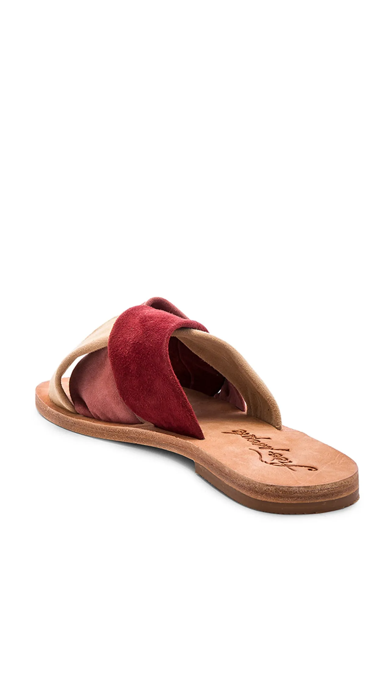 Free People Rio Vista Slide Sandals Rose