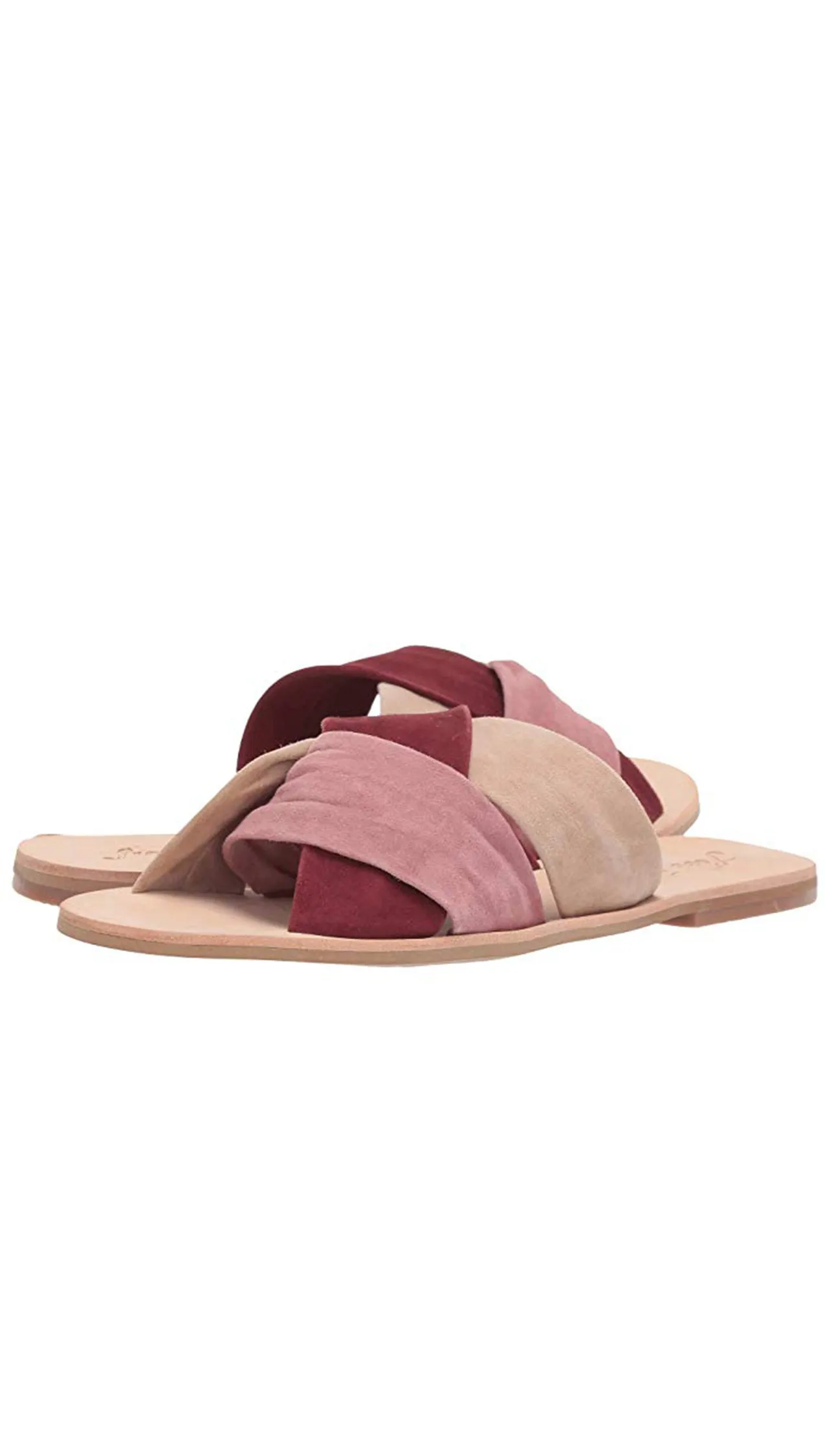 Free People Rio Vista Slide Sandals Rose