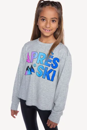 French Terry Easy Crew Sweatshirt - Heather Grey Aprés Ski