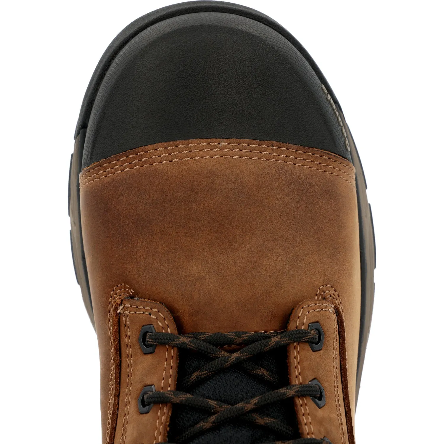 Georgia Mens Durablend Edge 6in WP AT Brown Leather Work Boots