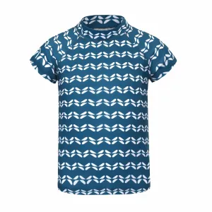 Girls Aegean Chevron Short Sleeve Rashie