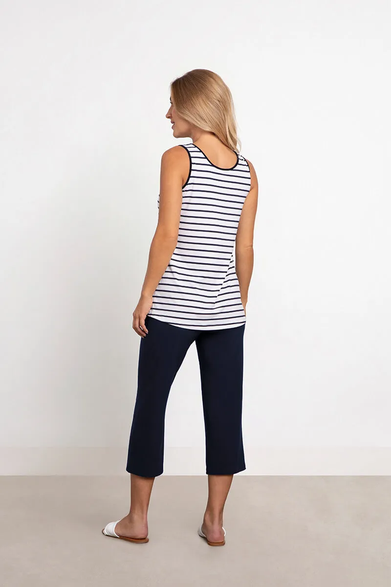 Go To Tank Relax | Navy Stripe