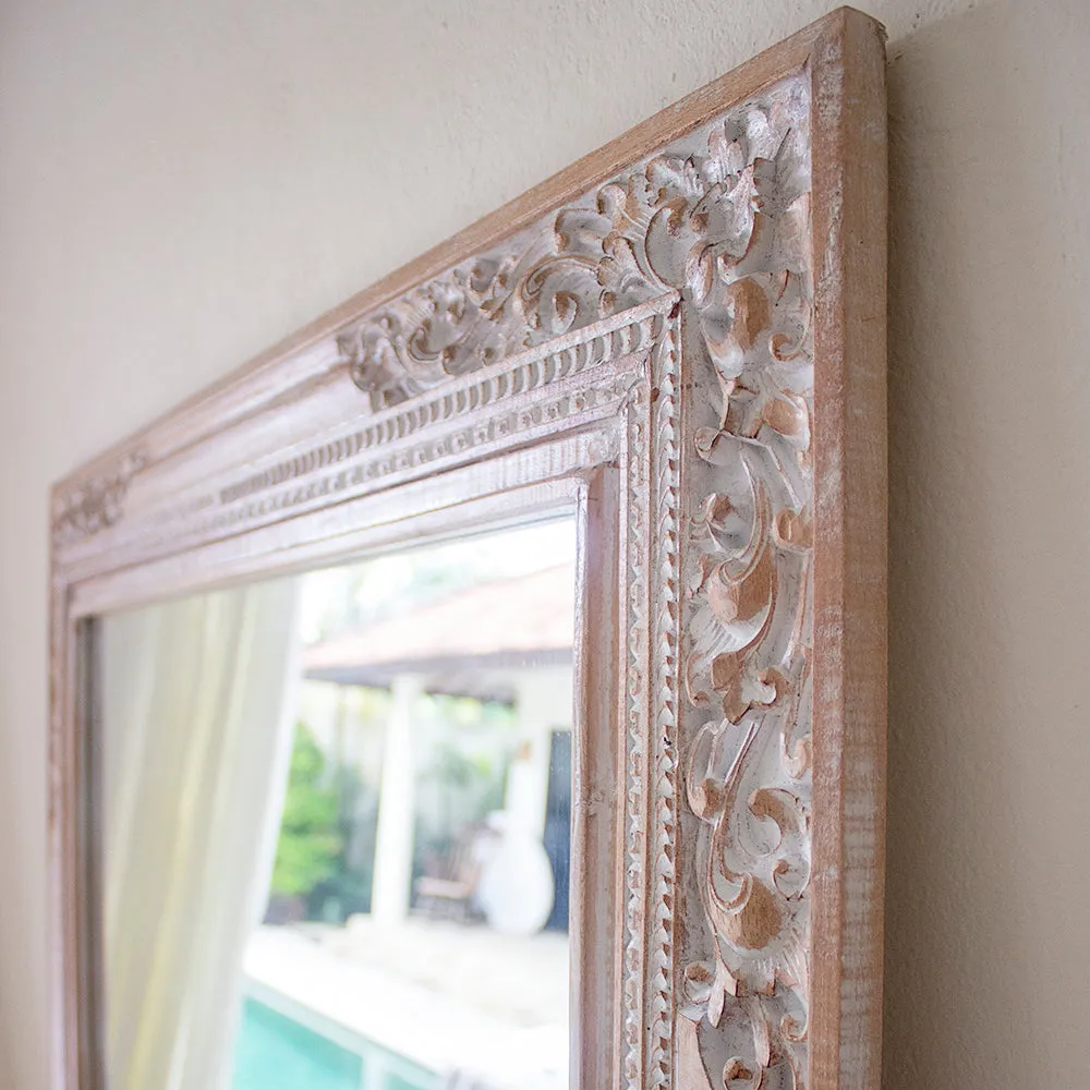 Hand Carved Mirror "Balian"