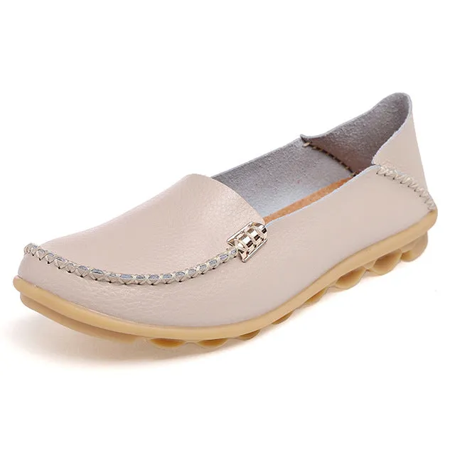 High Quality Flats Women Genuine Leather Flats Shoes