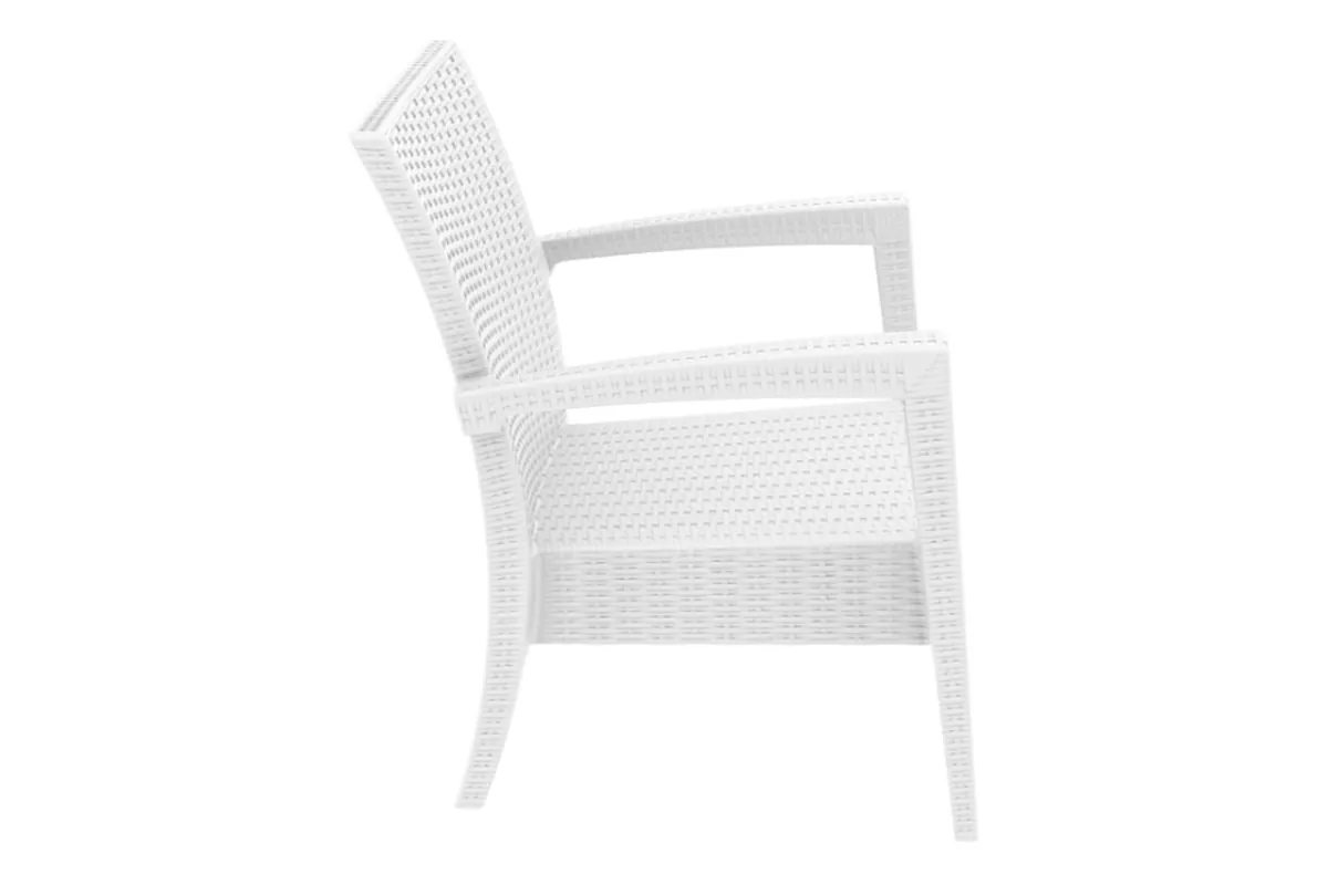 Hospitality Plus Tequila Lounge Chair - Stackable Outdoor Cafe Armchair