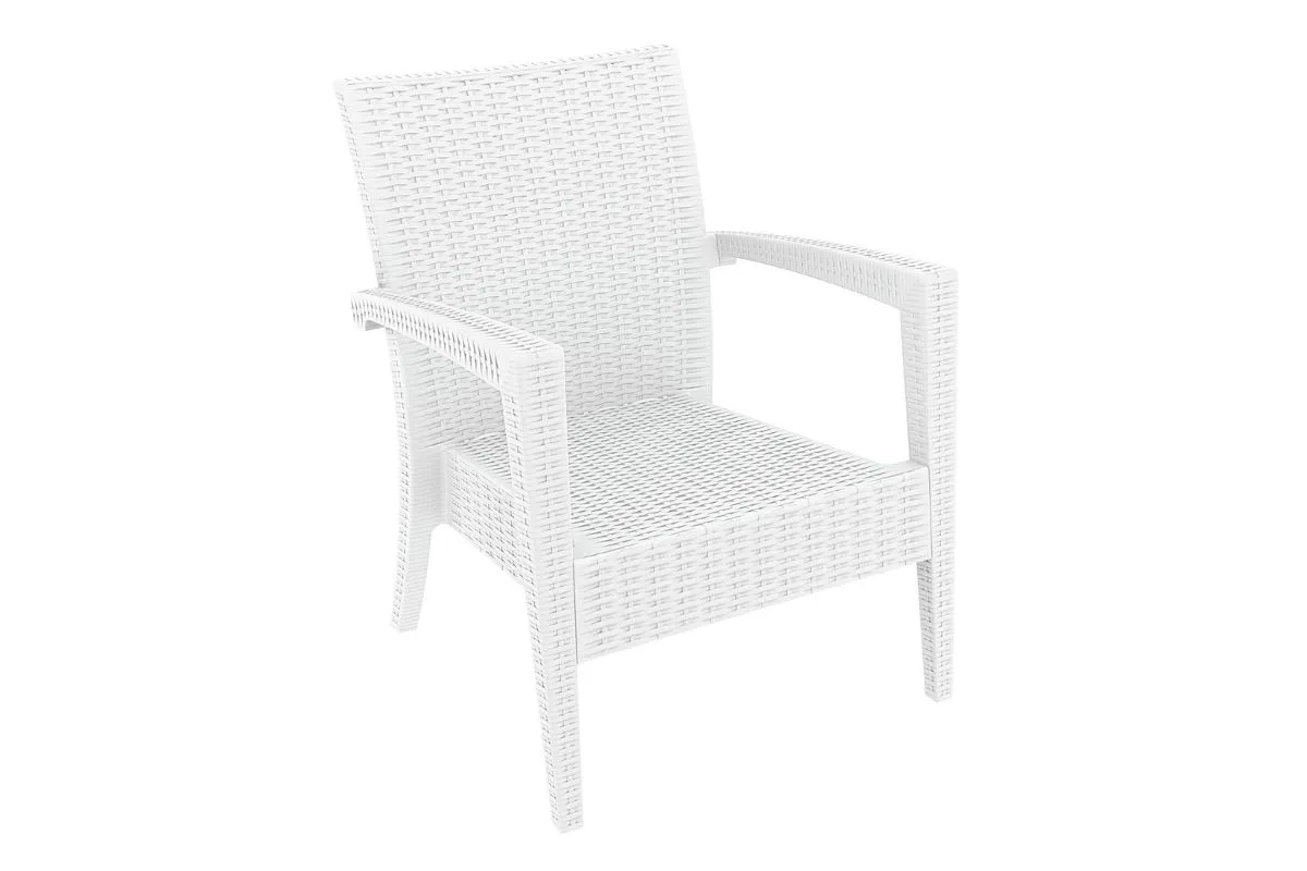 Hospitality Plus Tequila Lounge Chair - Stackable Outdoor Cafe Armchair