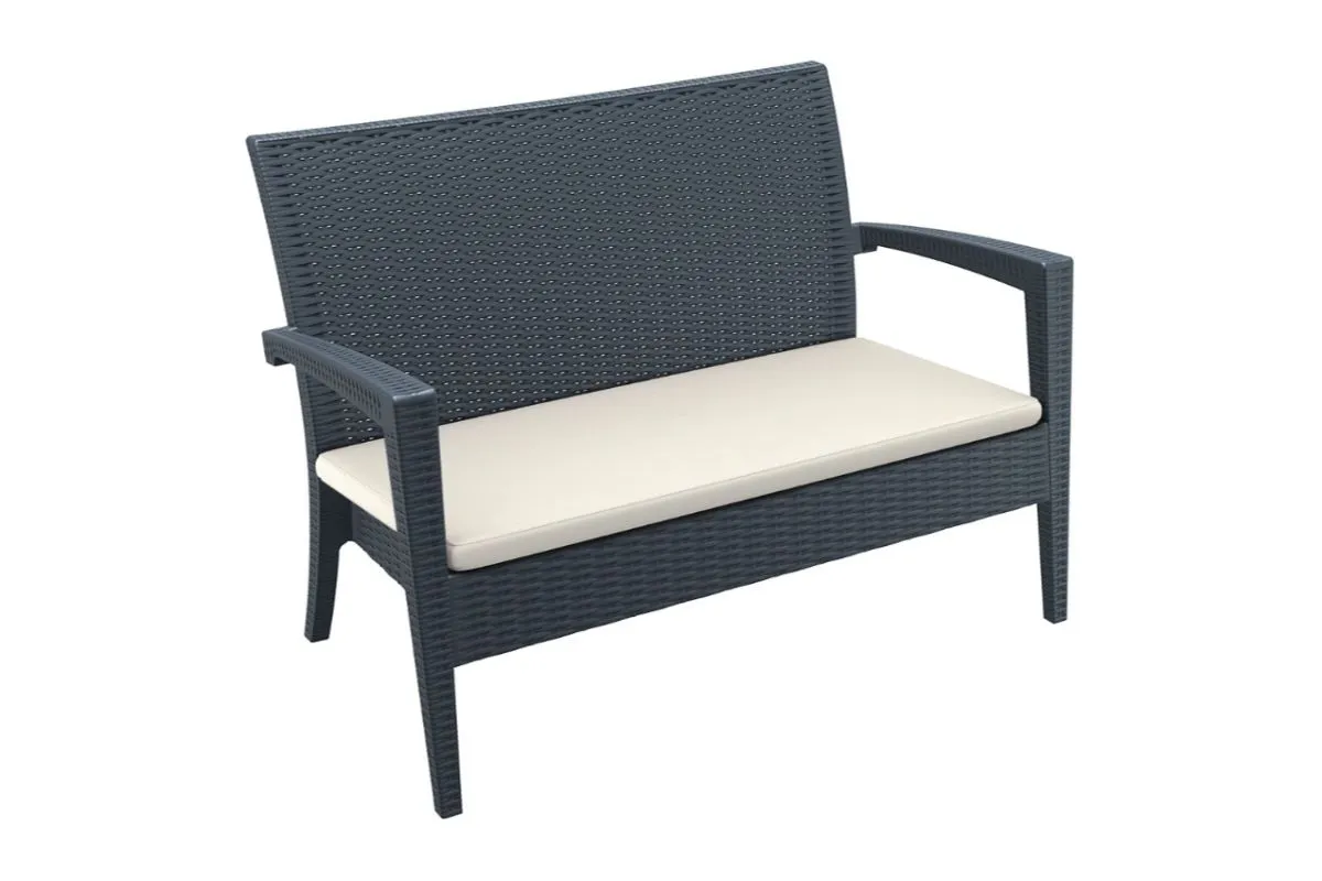 Hospitality Plus Tequila Lounge Sofa - Stackable Outdoor Chair