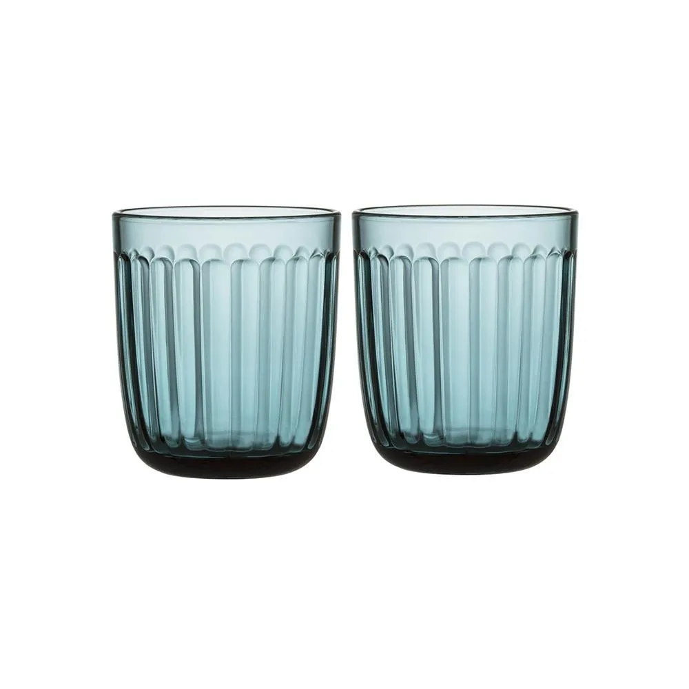 Iittala Raami Tumbler Pair Sea Blue