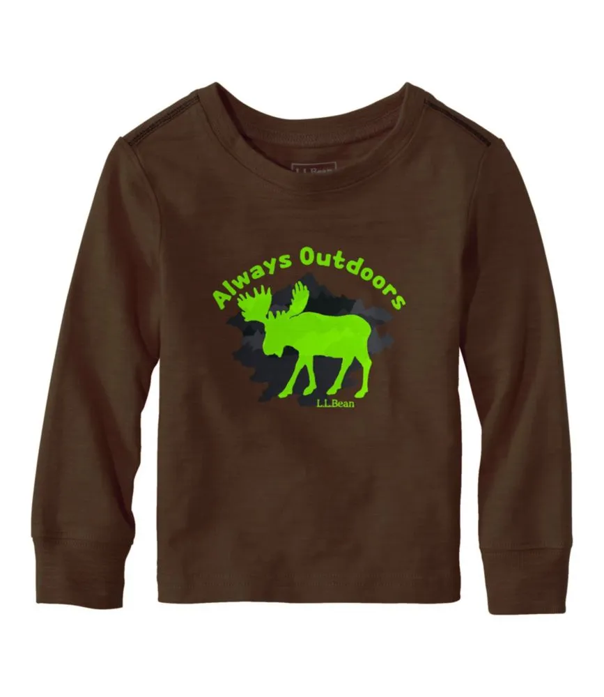 Infants' and Toddlers' Graphic Tee, Long-Sleeve Glow-in-the-Dark