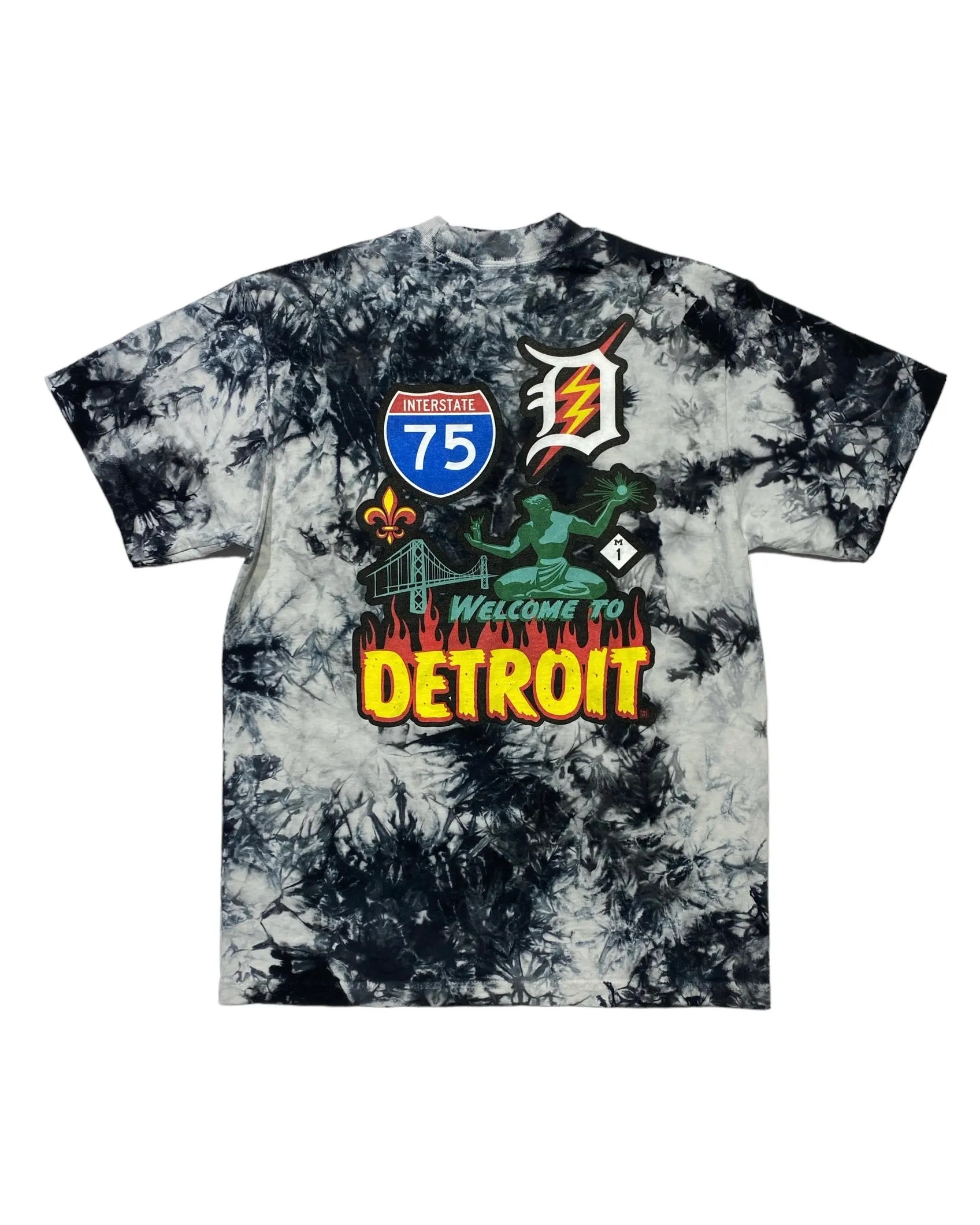 Ink Detroit - Welcome to Detroit - T-Shirt - Tie Dye