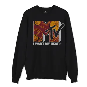 Junk Food Miami HEAT MTV I Want My HEAT Crewneck