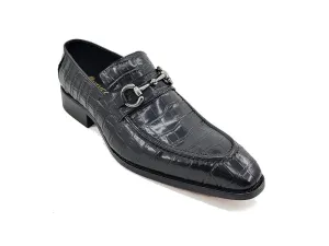 Karson Embossed Leather Loafer