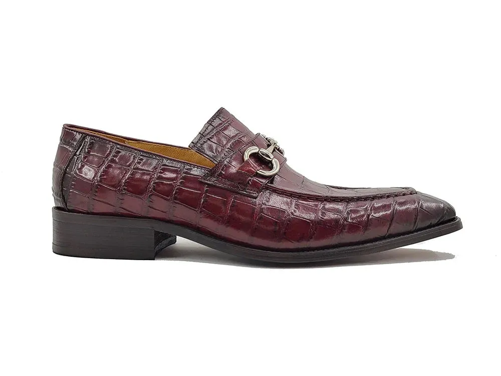 Karson Embossed Leather Loafer