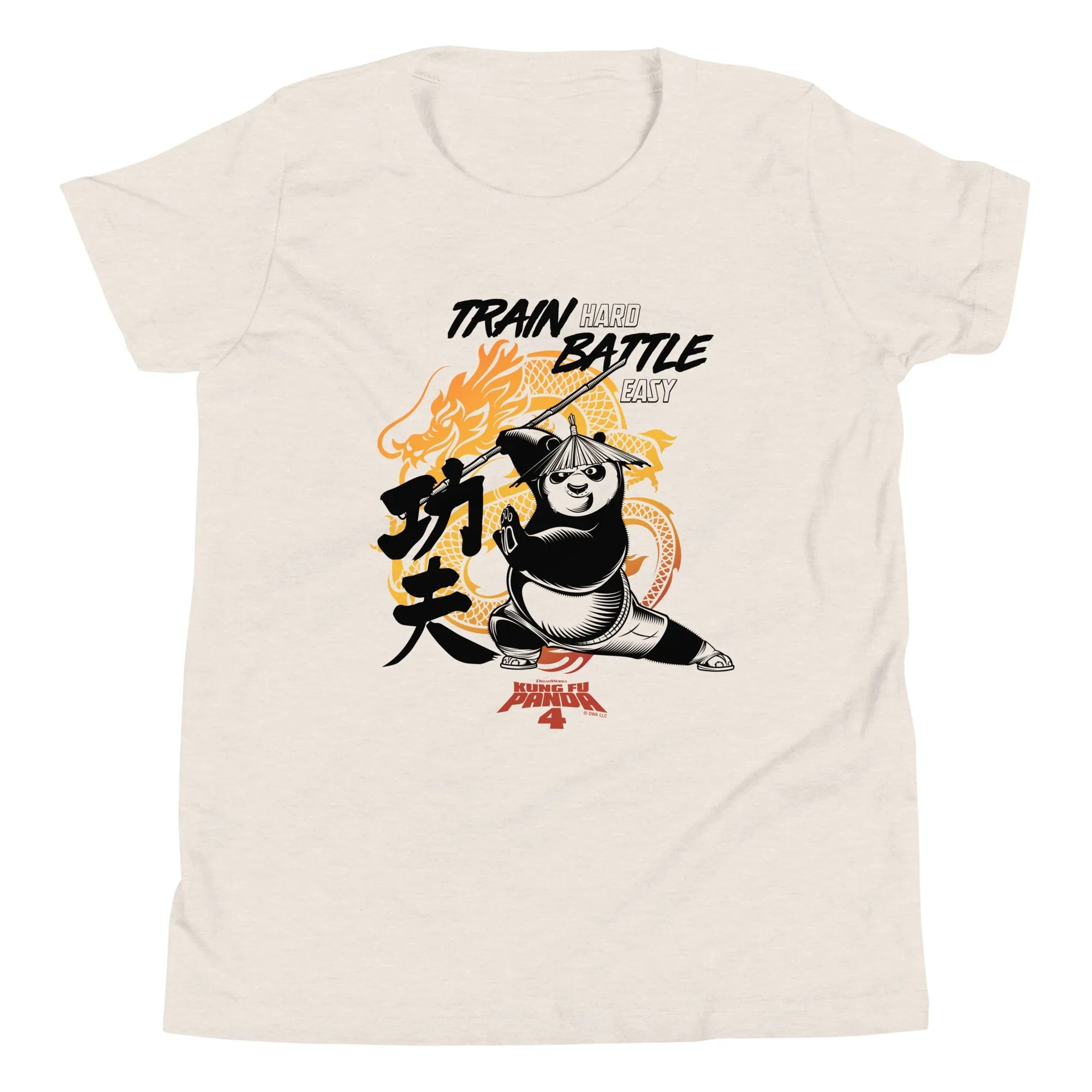 Kung Fu Panda 4 Train Hard Battle Easy Kid's T-Shirt