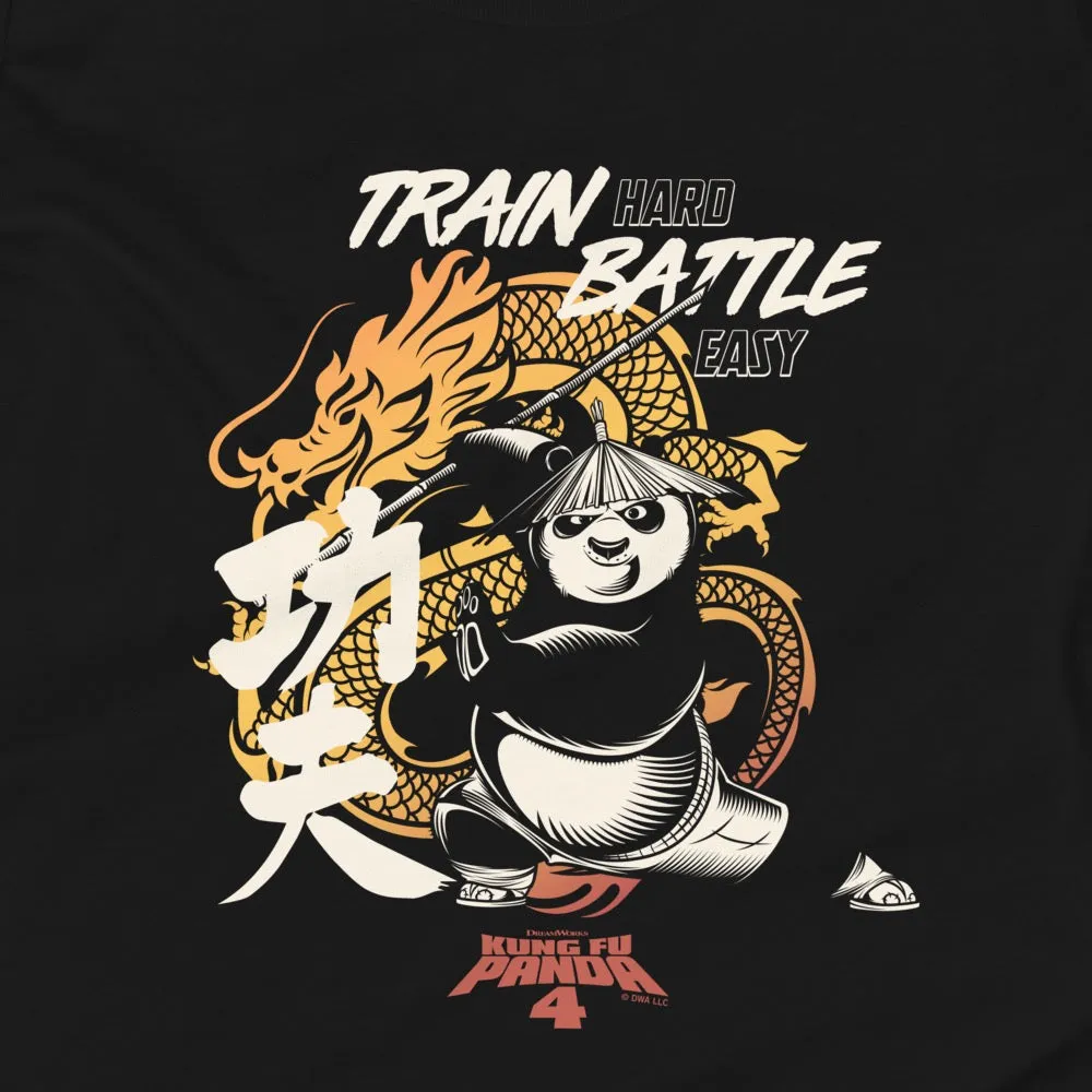 Kung Fu Panda 4 Train Hard Battle Easy Kid's T-Shirt