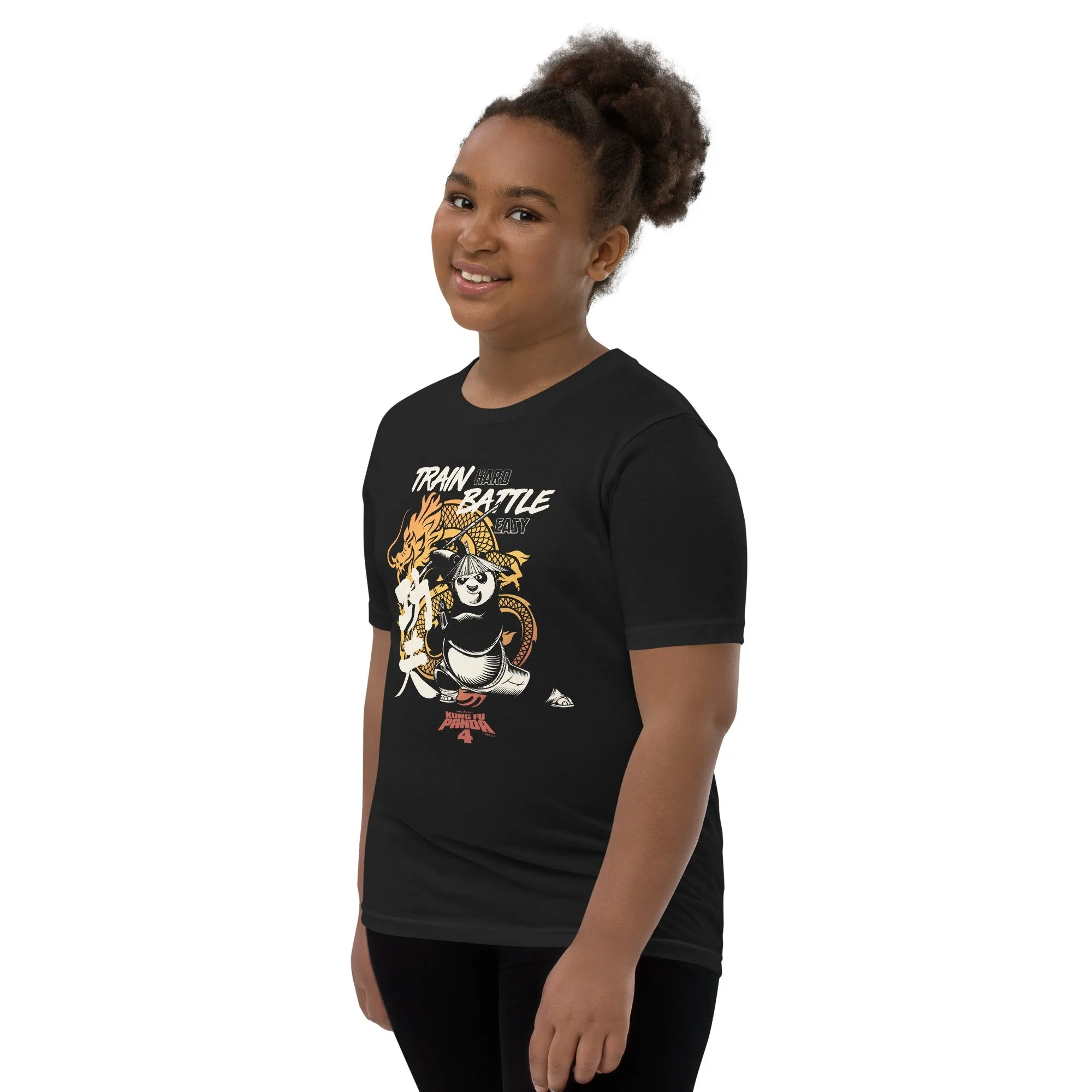 Kung Fu Panda 4 Train Hard Battle Easy Kid's T-Shirt