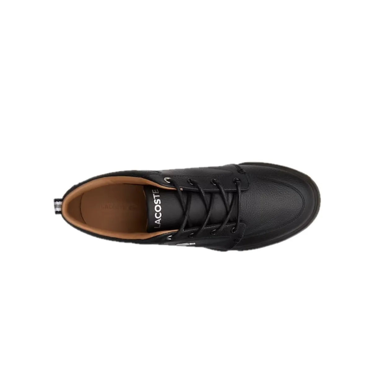 LACOSTE 7-37CMA007302H BAYLISS 119 1 MN'S (Medium) Black/Black Leather & Synthetic Lifestyle Shoes