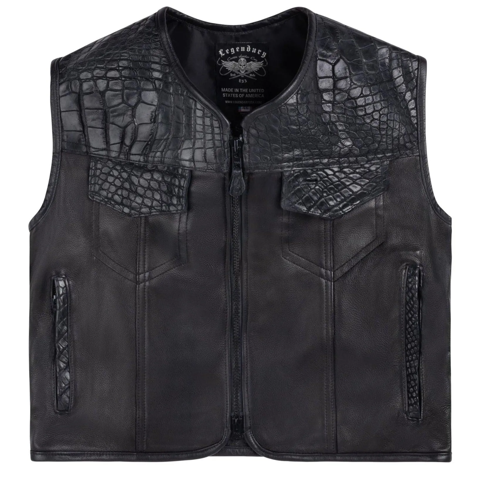 Legendary 'American Alligator Outlaw' Motorcycle Vest