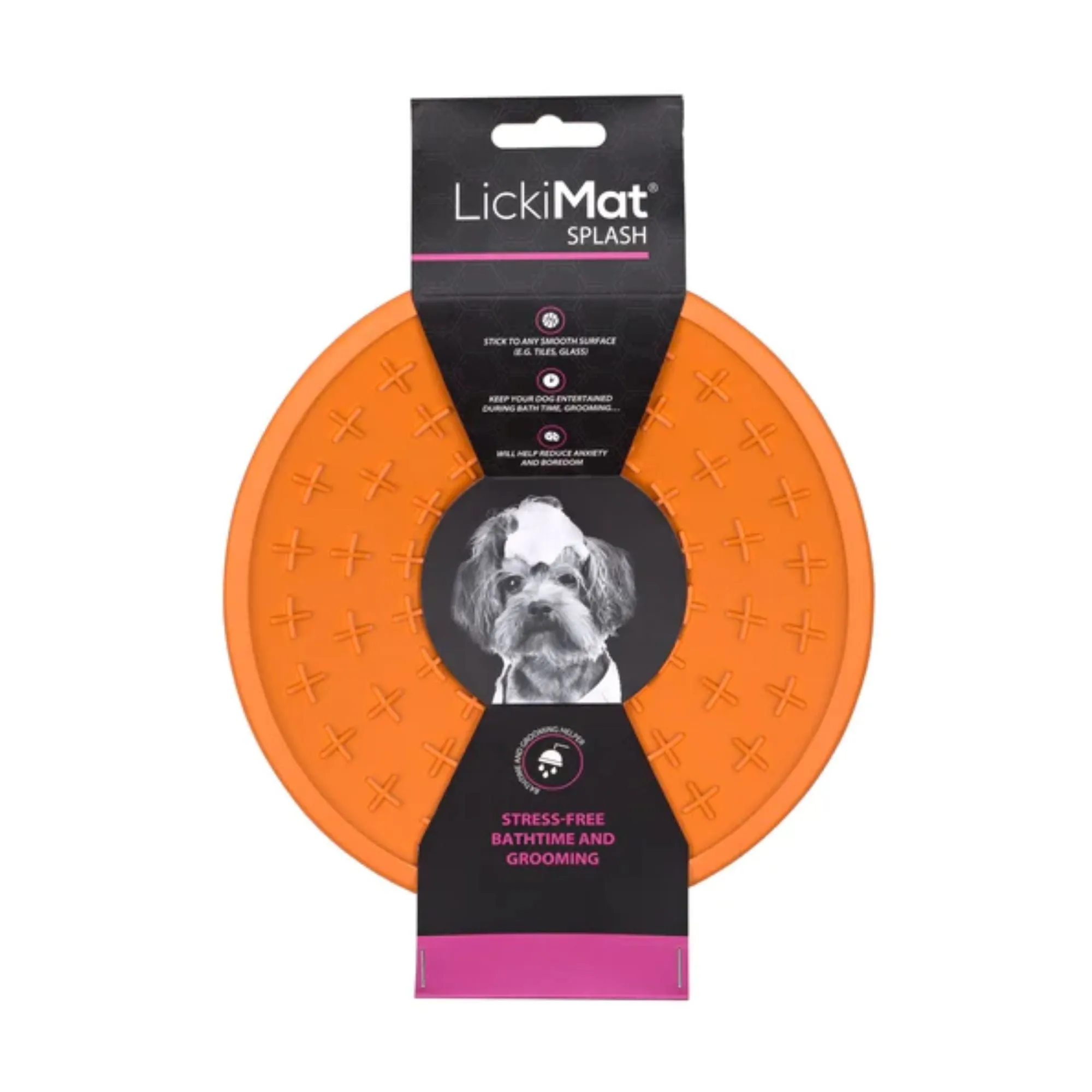 LickiMat Splash Bathtime & Groom Feeder for Dogs