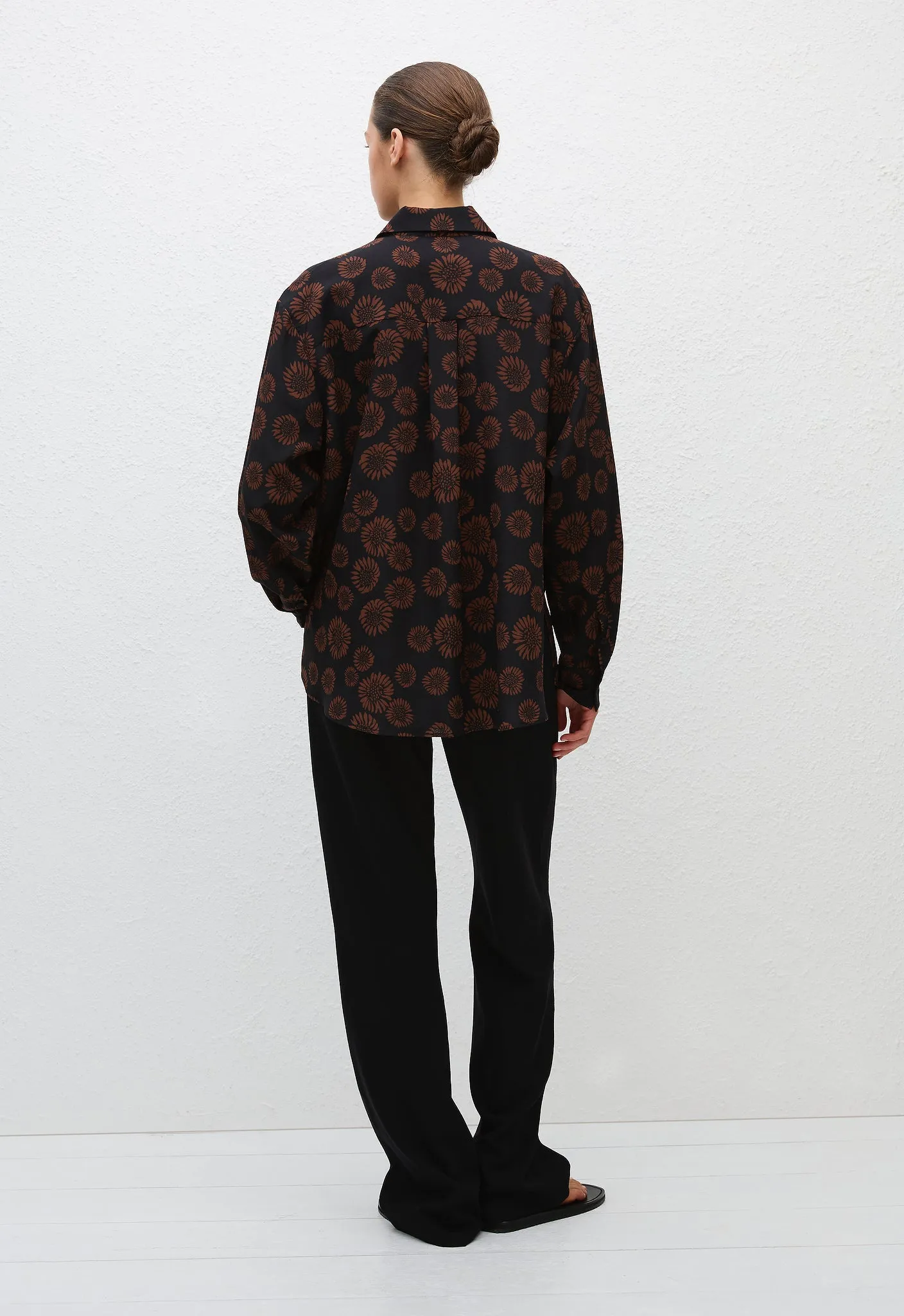 Long Sleeve Silk Shirt - Panama