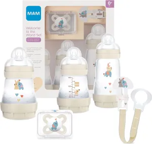 MAM Welcome to the World Set (Unisex) Includes Anti-Colic Bottles