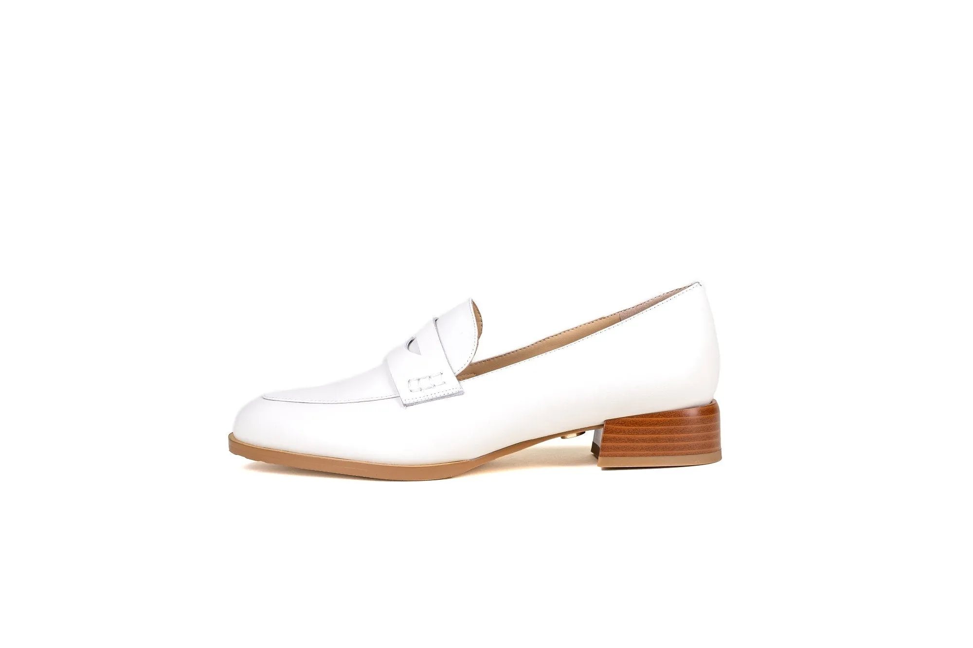 Marcel Leather Loafer Bone