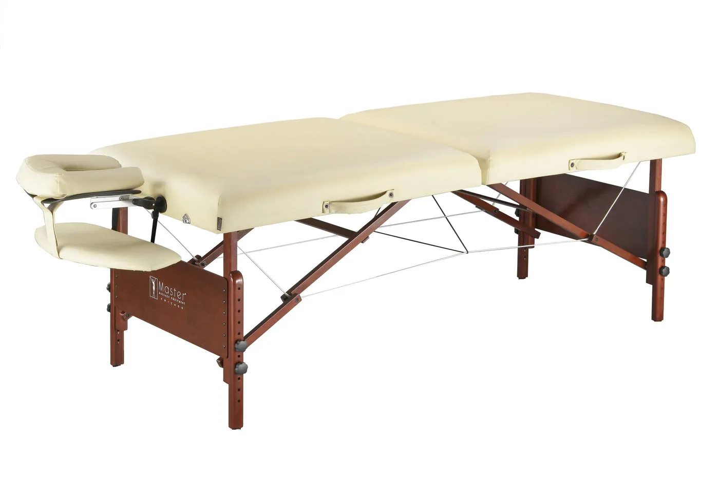 Master Massage 76cm Wide Master DEL RAY™ Portable Massage Table Package with 7.6cm Multi Layer Soft Foam System (Sand Color)