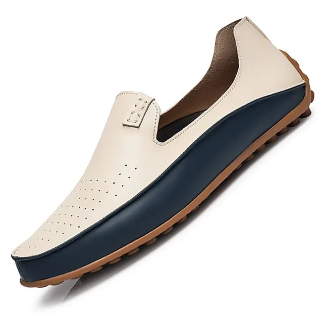 Men Driving Shoes Leather Loafers